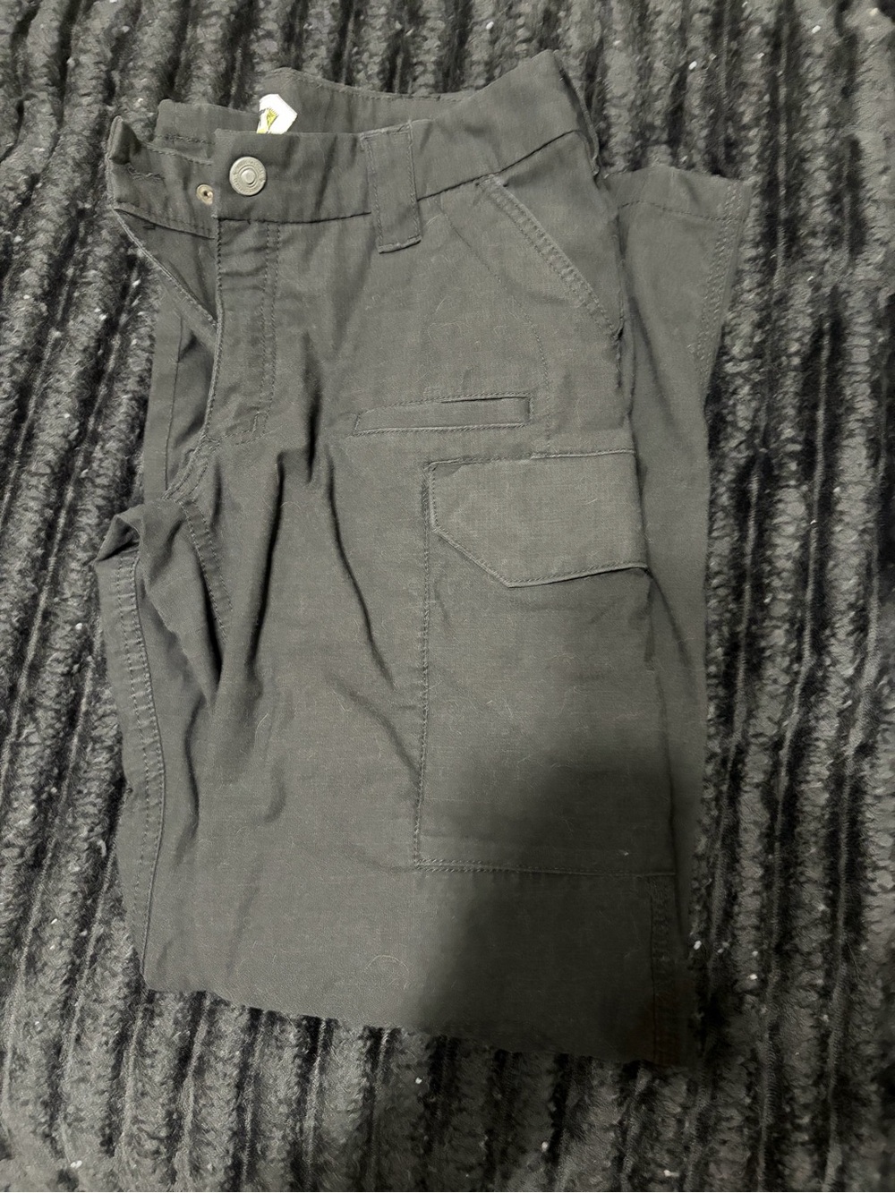 Women's Black Cargo Pants with Utility Pockets